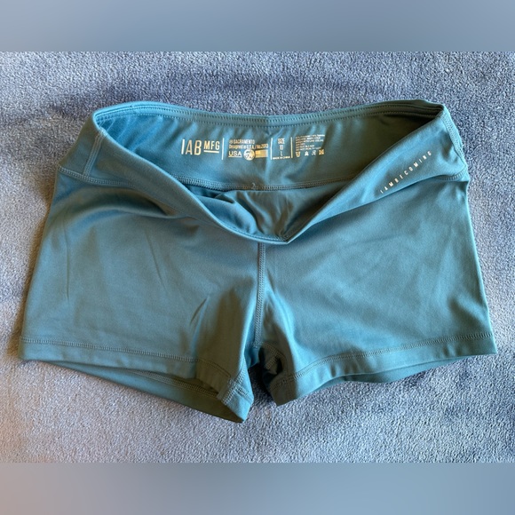 NWOT IAB Teal 3” Booty Shorts - Picture 2 of 3